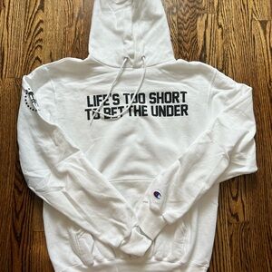 Barstool - Champion White Hoodie
